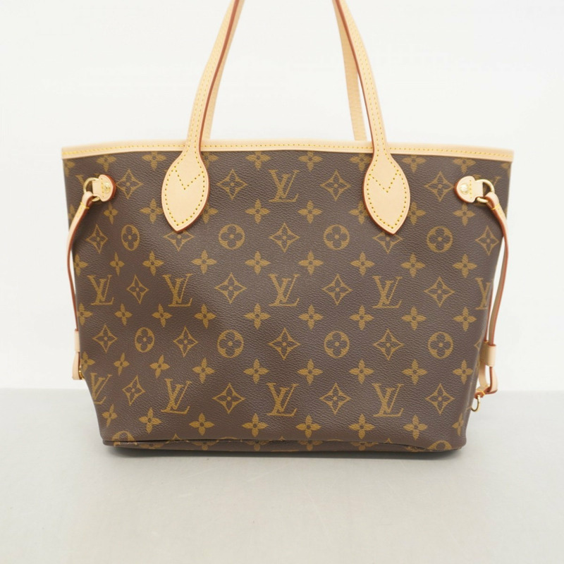 Louis Vuitton Monogram Neverfull PM 手提包 M46979 棕色/米色 女款-8