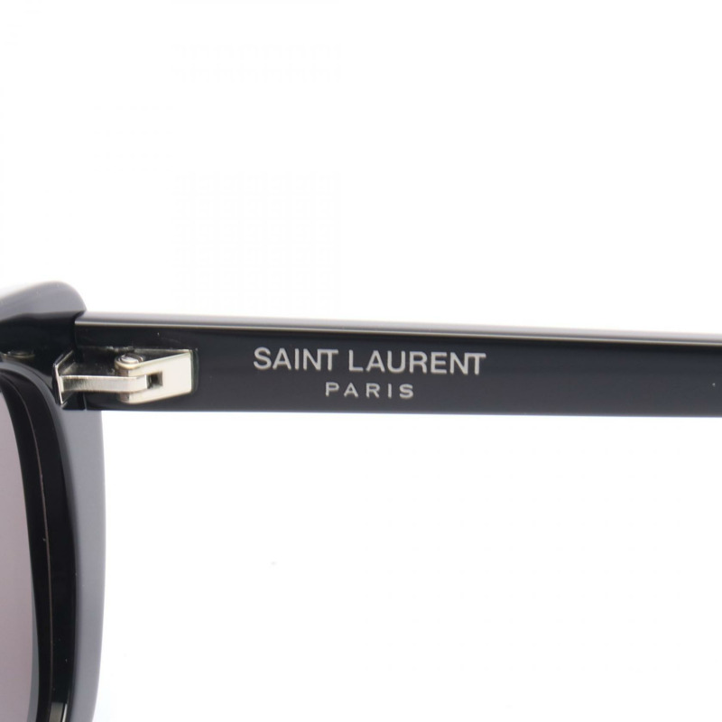 SAINT LAURENT PARIS 太陽眼鏡 眼鏡 SL613001 塑膠黑色 全新男式-3
