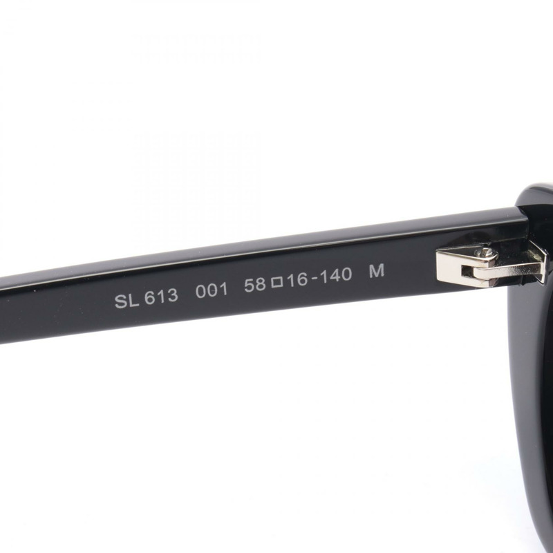 SAINT LAURENT PARIS 太陽眼鏡 眼鏡 SL613001 塑膠黑色 全新男式-4