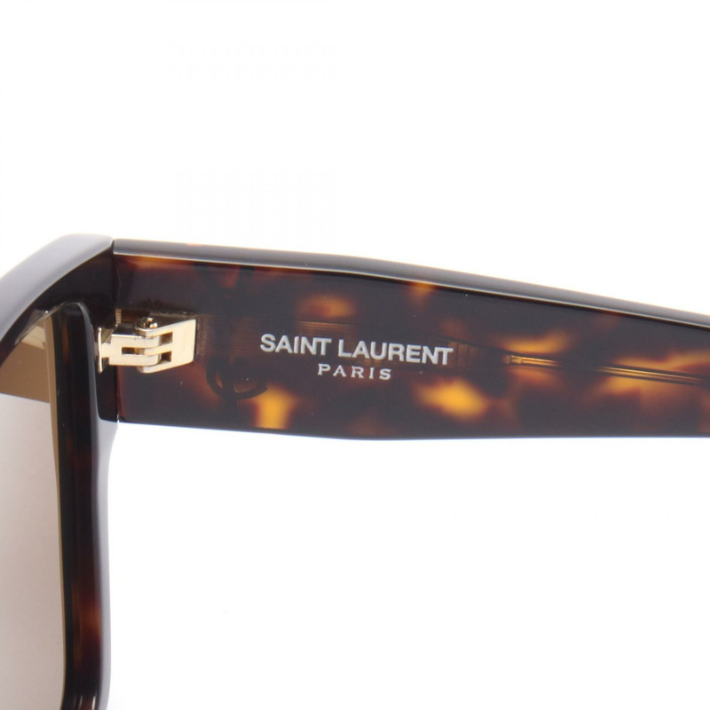 SAINT LAURENT PARIS 太陽眼鏡 SLM9003 塑膠棕色 全新 男女通用-3