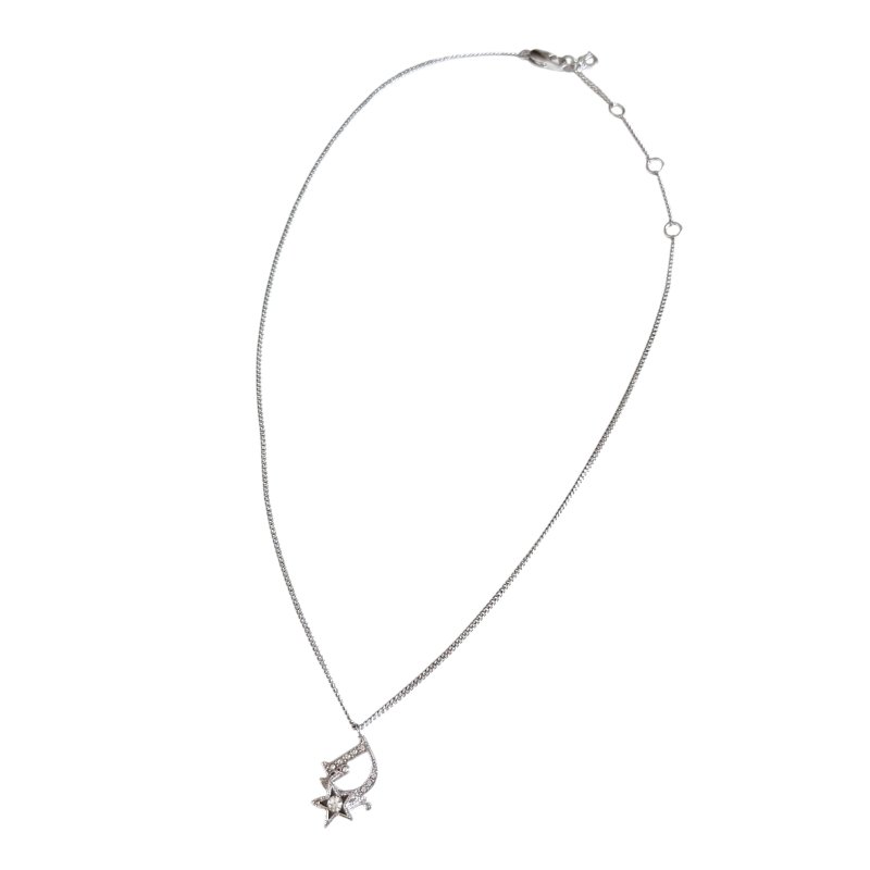 DIOR Oblique 星星⭐️ 水鑽 頸鏈-1