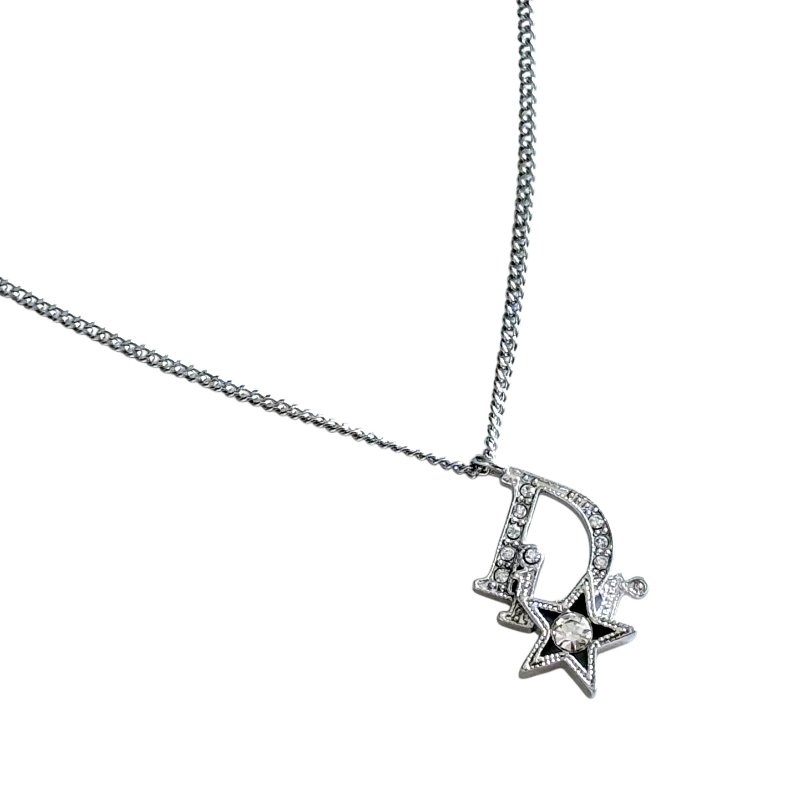 DIOR Oblique 星星⭐️ 水鑽 頸鏈-2