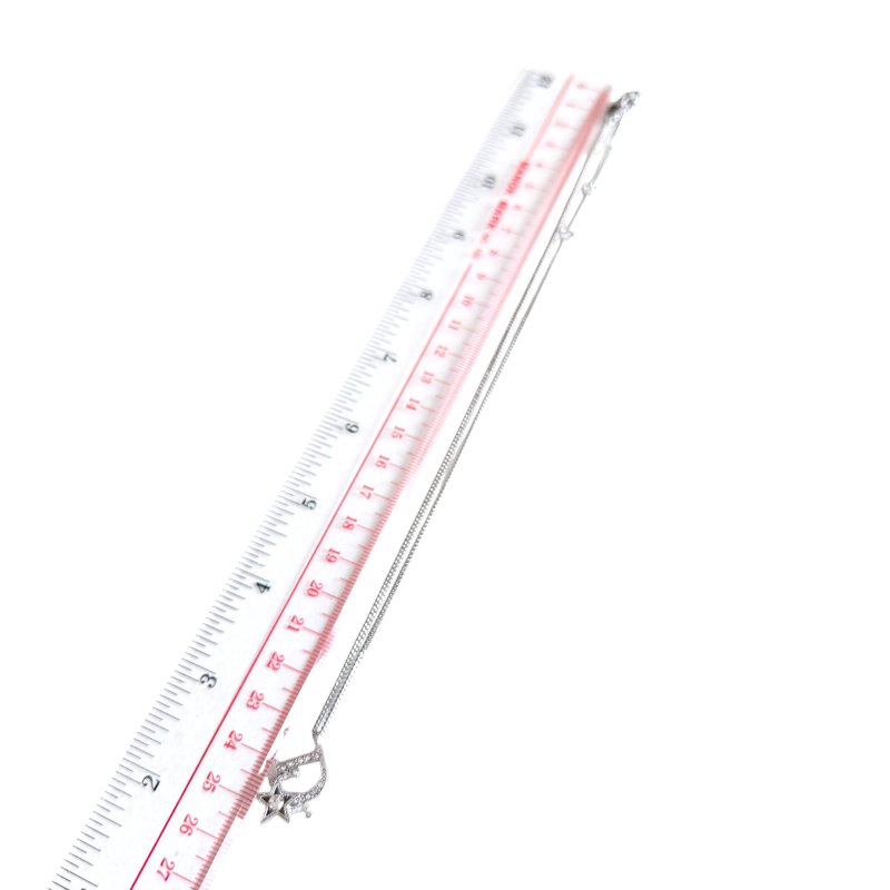 DIOR Oblique 星星⭐️ 水鑽 頸鏈-8