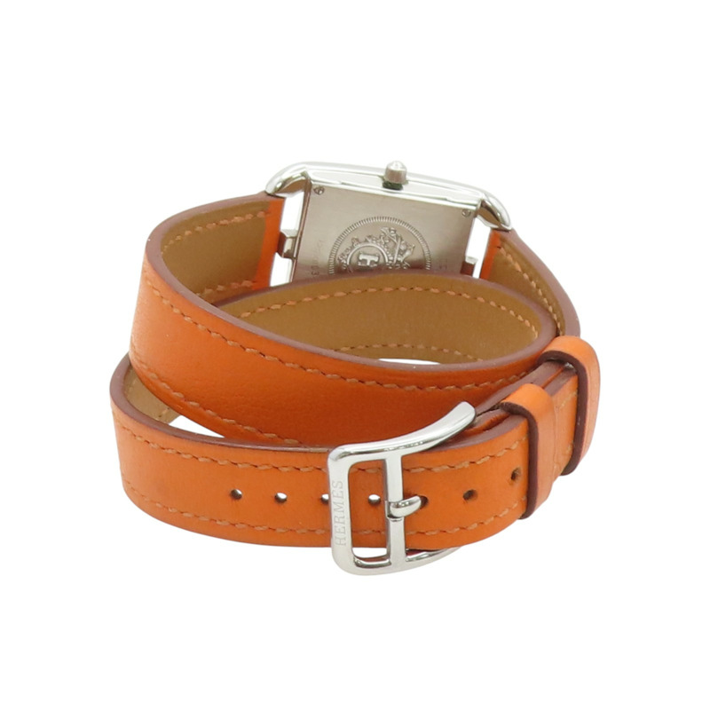 銀色錶盤 不鏽鋼 皮帶 Cape Cod 腕錶 非原廠錶帶 CC1.210【HERMES 愛馬仕】 CC1.210-4