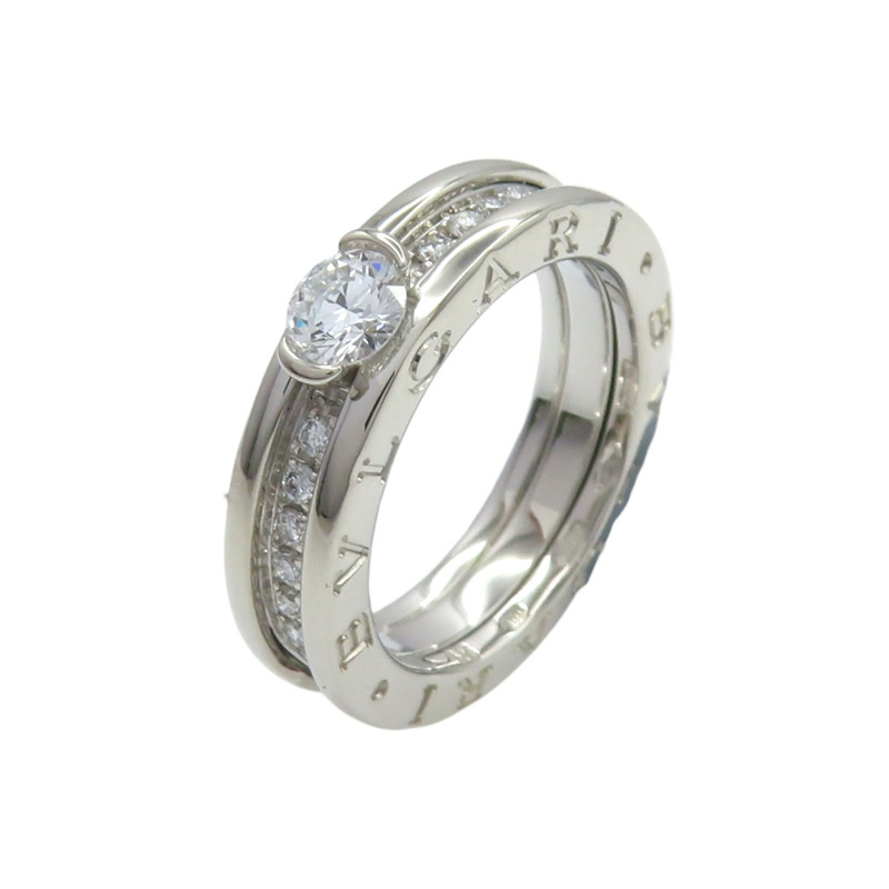 18K白金 鑽石 B.zero1 戒指 #51【BVLGARI 寶格麗】-0
