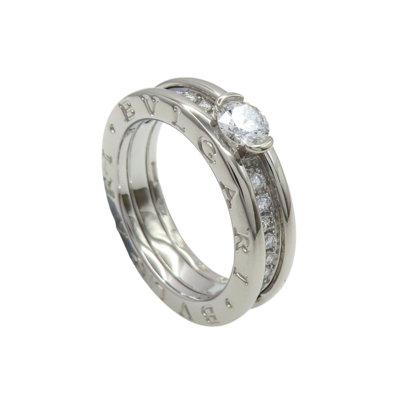 18K白金 鑽石 B.zero1 戒指 #51【BVLGARI 寶格麗】-1