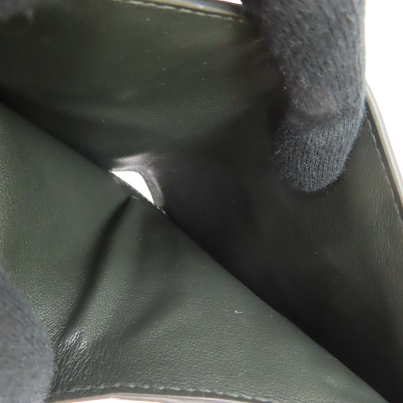 綠色 牛皮 Cassette 兩折 短夾【BOTTEGA VENETA 寶緹嘉】-5