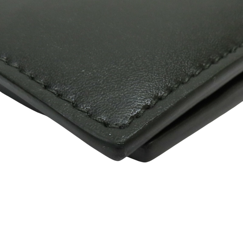 綠色 牛皮 Cassette 兩折 短夾【BOTTEGA VENETA 寶緹嘉】-11