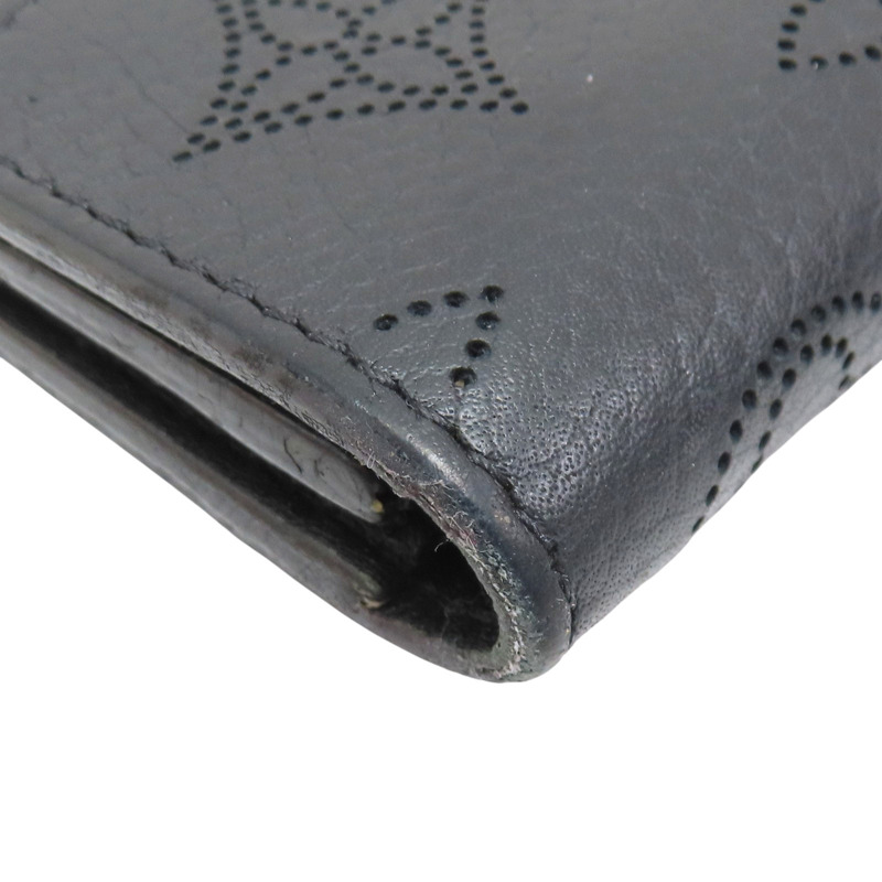 黑色 牛皮壓紋 Anae 扣式錢包 M64049【LOUIS VUITTON LV 路易威登】 M64049-10