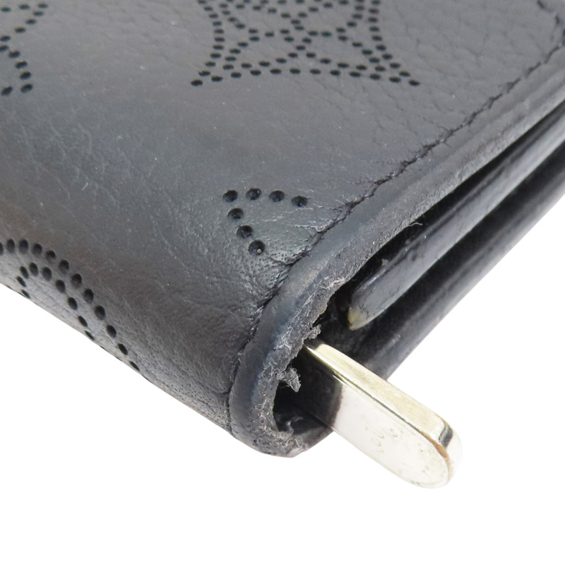 黑色 牛皮壓紋 Anae 扣式錢包 M64049【LOUIS VUITTON LV 路易威登】 M64049-11