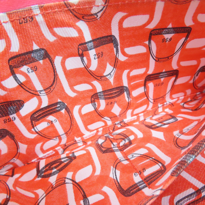 粉色 Epsom牛皮 Azap Silk'In 絲巾長夾 X刻【HERMES 愛馬仕】-7