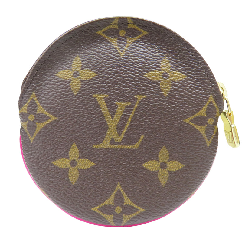 棕色 原花帆布 滑雪小熊 拉鍊零錢包 M63331【LOUIS VUITTON LV 路易威登】 M63331-1