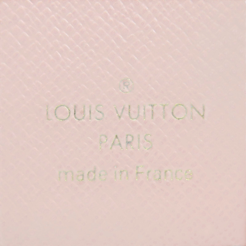 棕色 原花帆布 粉色牛皮 Portefeuille Zoe 三折短夾【LOUIS VUITTON LV 路易威登】 M62933-7