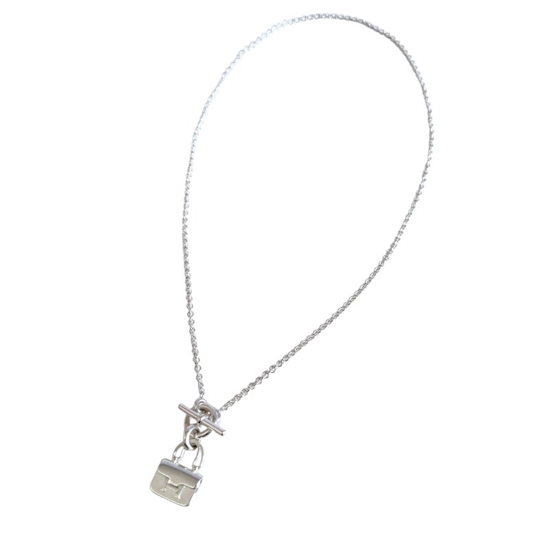 HERMES Amulettes Constance 純銀 頸鏈-2