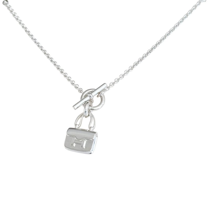 HERMES Amulettes Constance 純銀 頸鏈-3