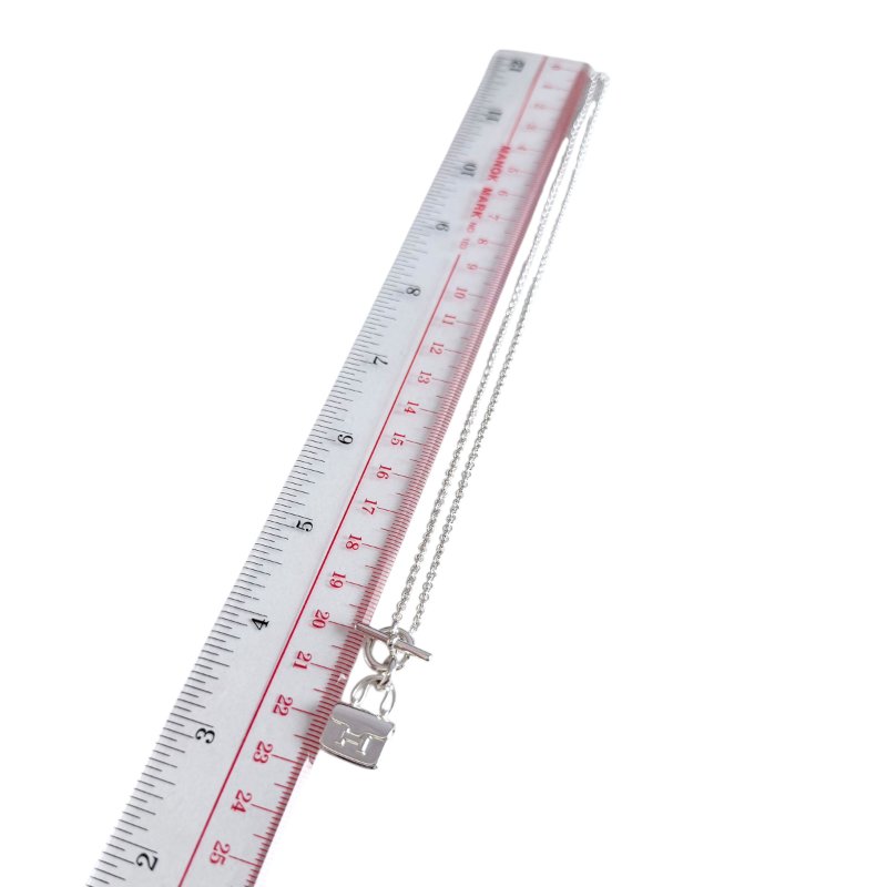 HERMES Amulettes Constance 純銀 頸鏈-8