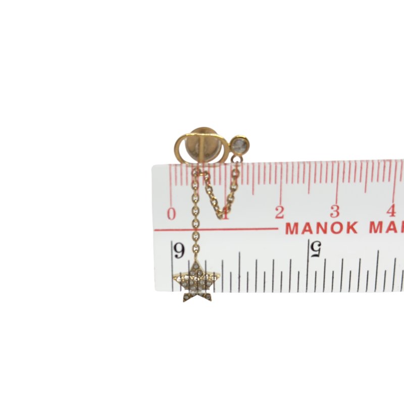 DIOR Petit CD 星星⭐️ 水鑽 耳環-5