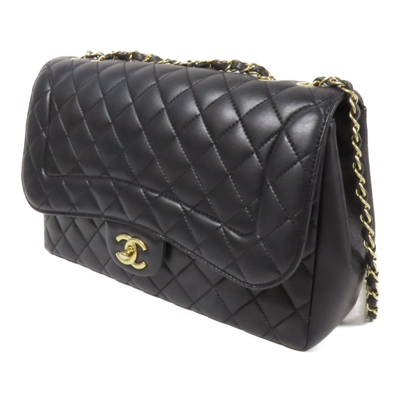 CHANEL 牛皮皮革Shoulder Bag金扣肩背袋-2