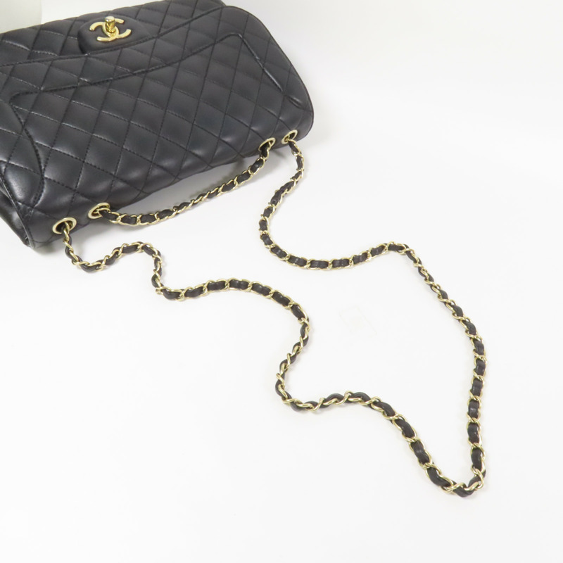CHANEL 牛皮皮革Shoulder Bag金扣肩背袋-4