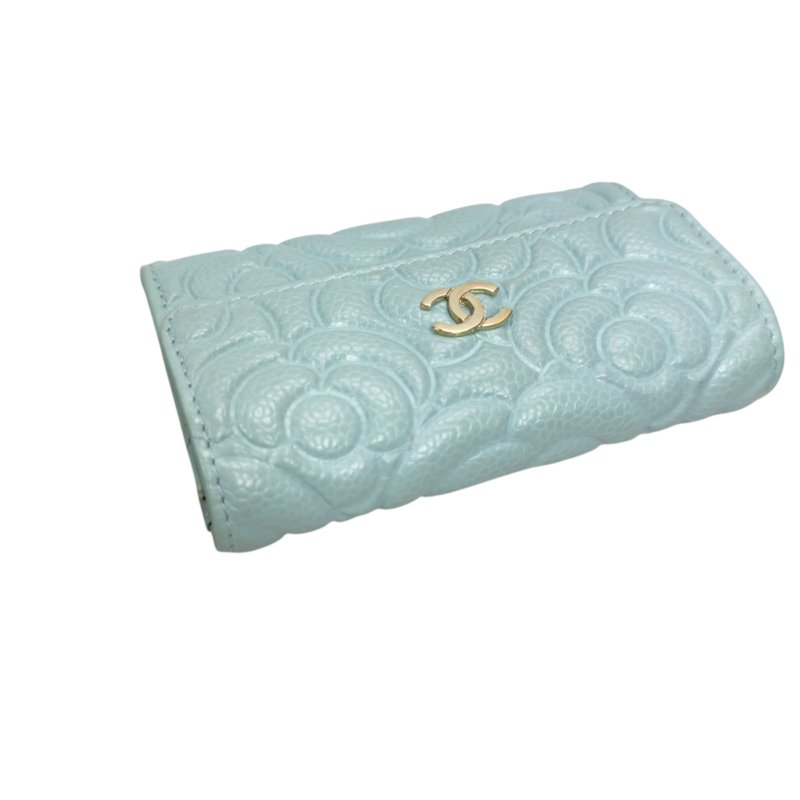 CHANEL CC 山茶花荔枝皮 卡包-4