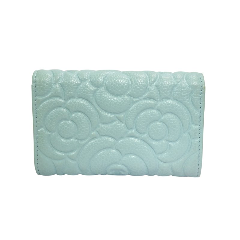 CHANEL CC 山茶花荔枝皮 卡包-6