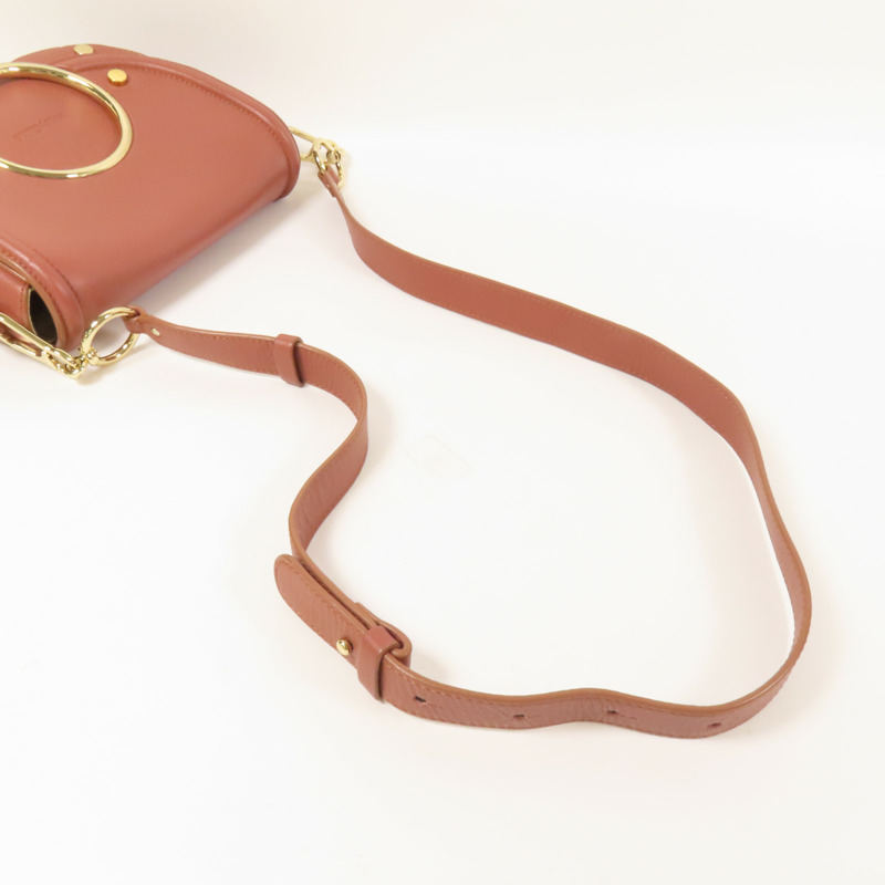 SEE BY CHLOE 牛皮皮革Shoulder Bag金扣肩背袋-4