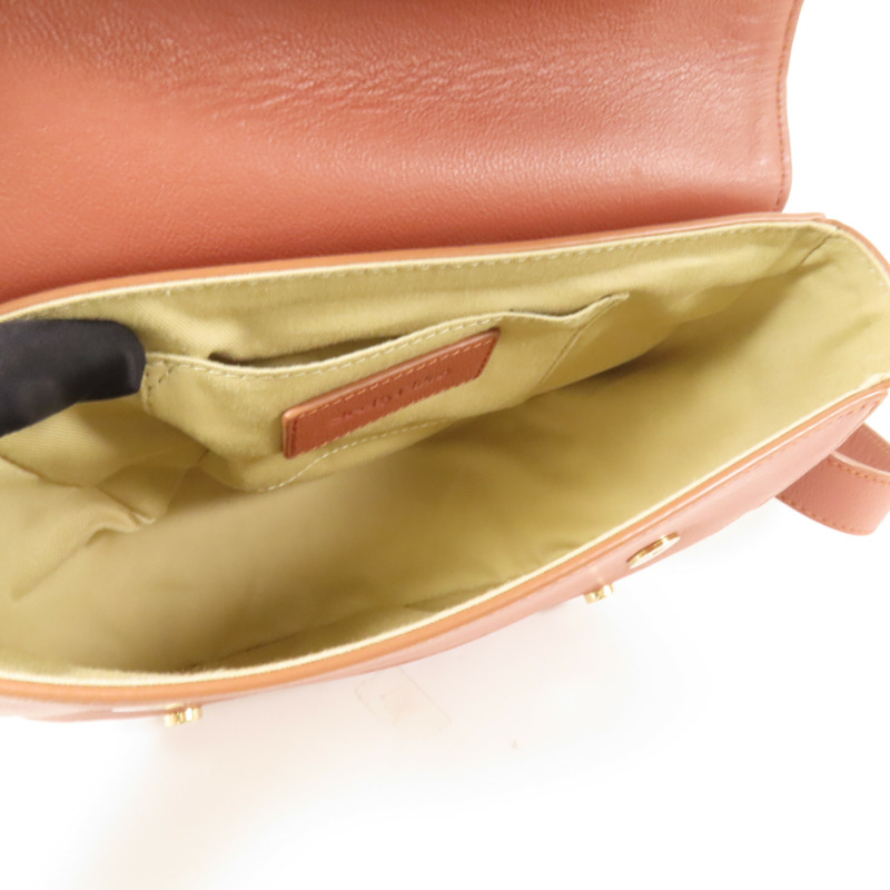 SEE BY CHLOE 牛皮皮革Shoulder Bag金扣肩背袋-5