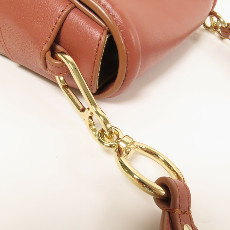 SEE BY CHLOE 牛皮皮革Shoulder Bag金扣肩背袋-6