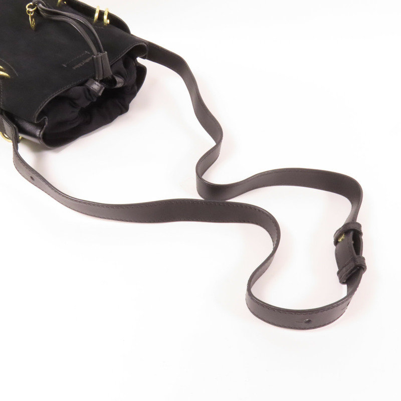 SEE BY CHLOE 麂皮/牛皮皮革Shoulder Bag金扣肩背袋-4