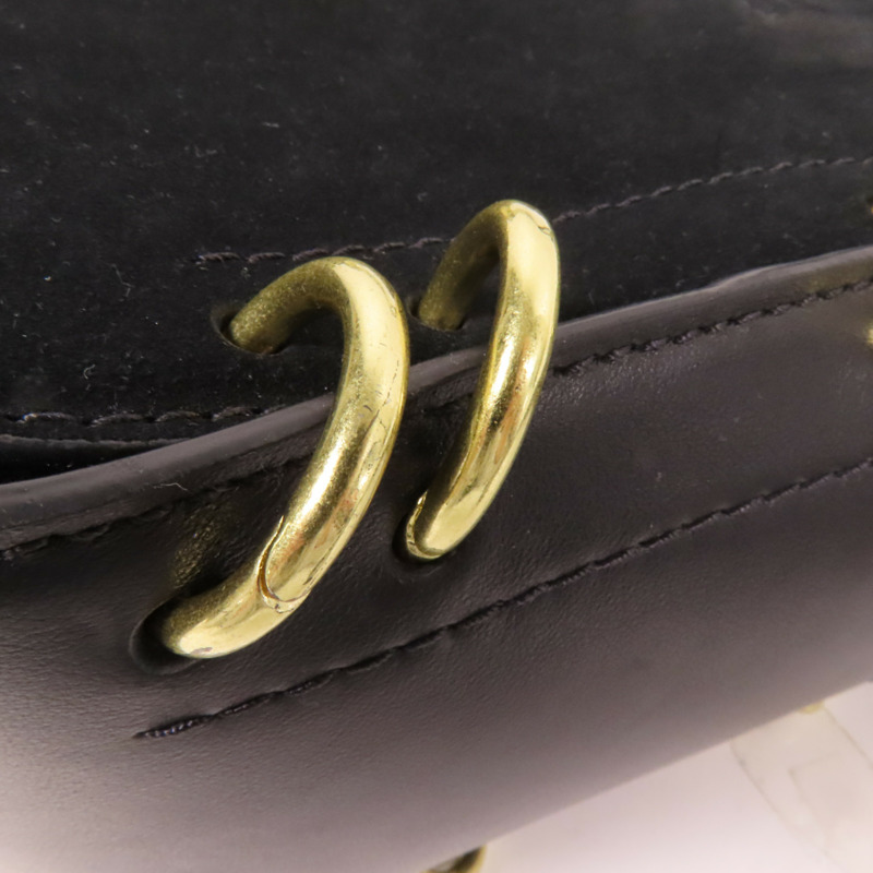 SEE BY CHLOE 麂皮/牛皮皮革Shoulder Bag金扣肩背袋-7