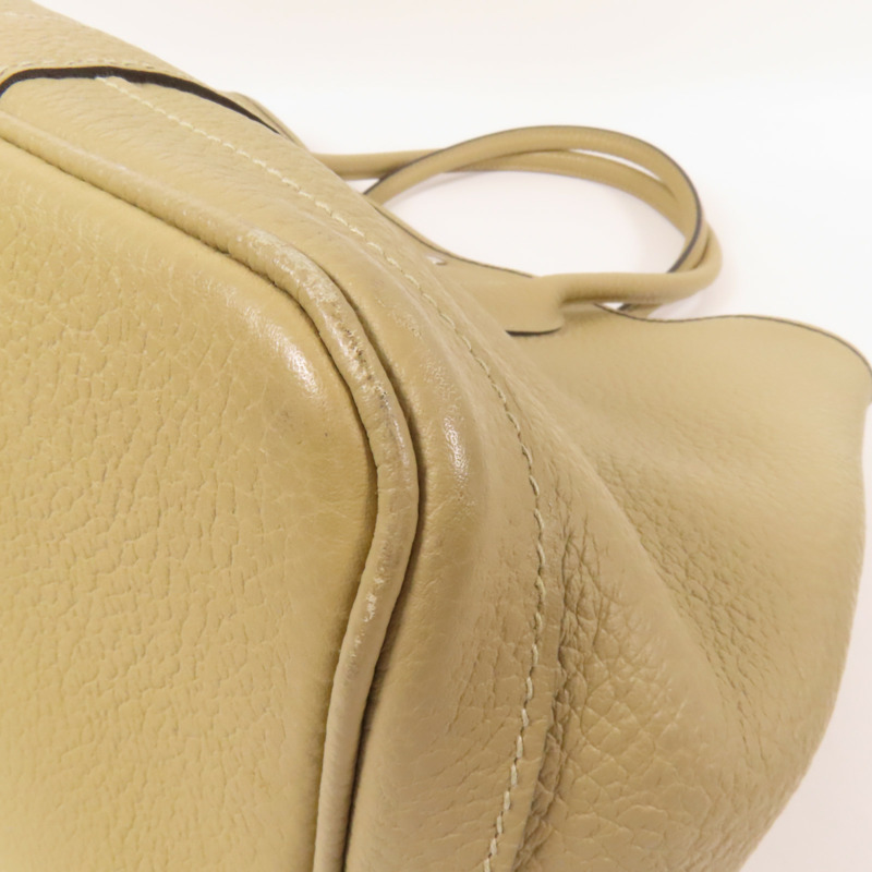 HERMES Negonda皮革Garden Party PM銀扣手挽袋Trench-11
