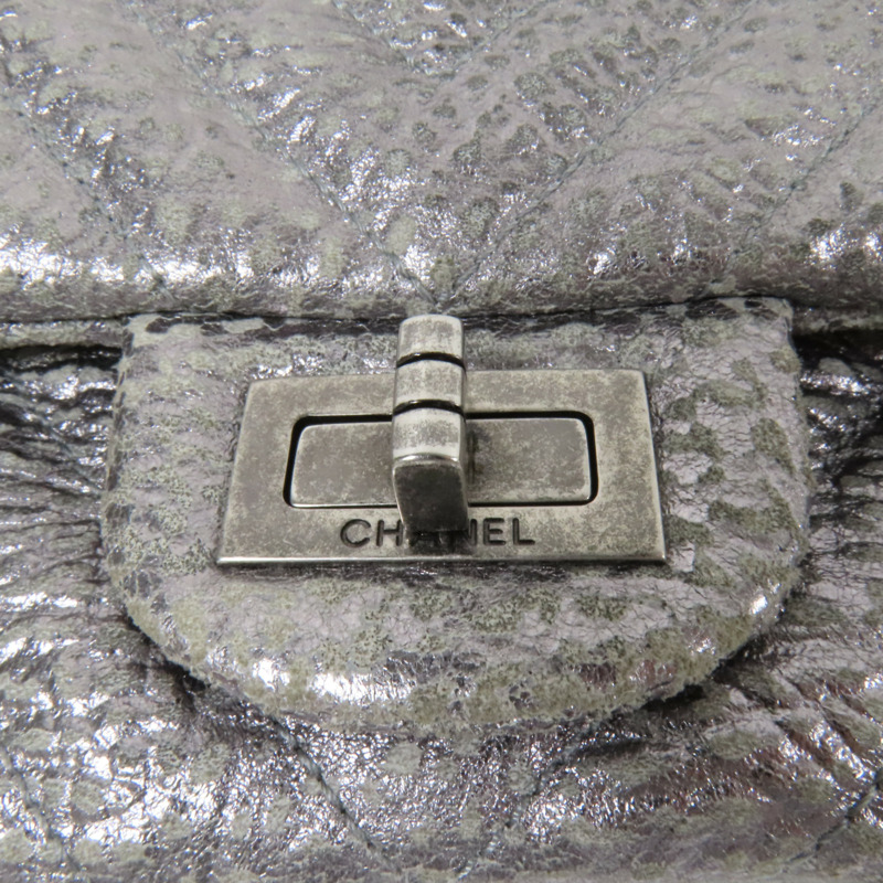 CHANEL 牛皮皮革2.55 Mini鏈帶肩背袋-5