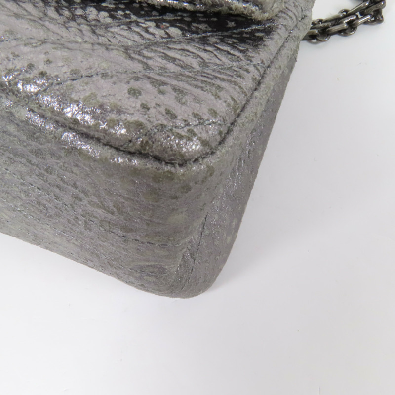 CHANEL 牛皮皮革2.55 Mini鏈帶肩背袋-11