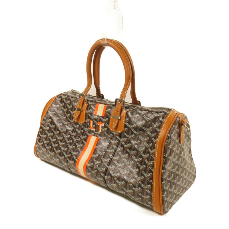 GOYARD 塗層帆布Croisieve 35銀扣手挽袋-2