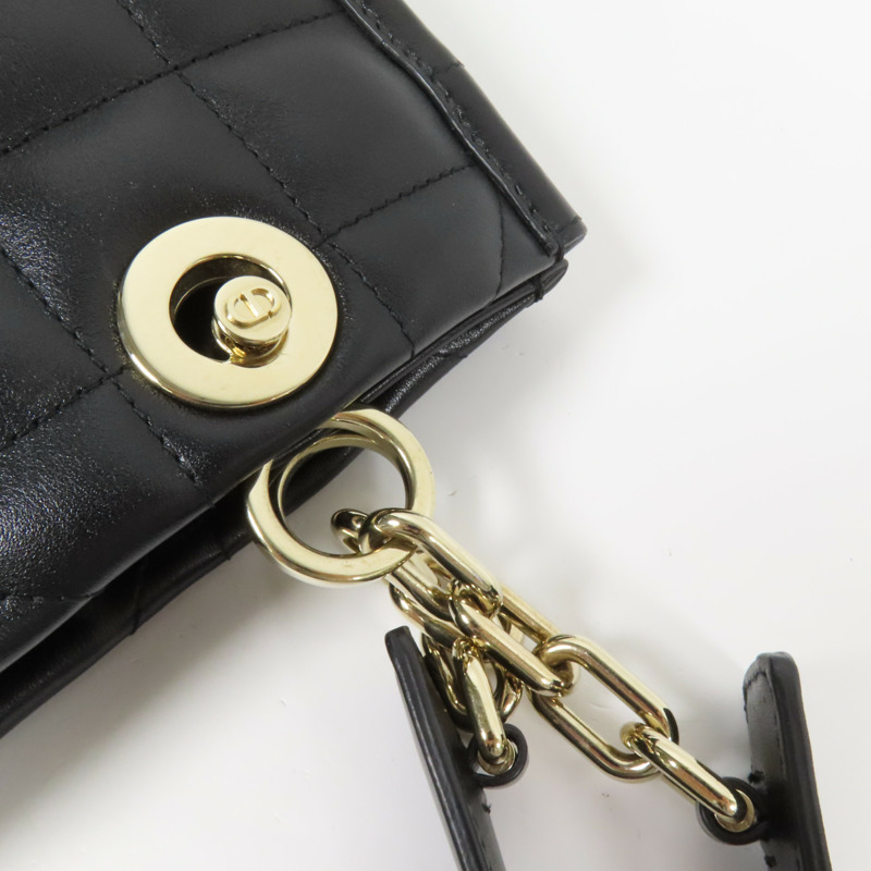 Dior 羊皮皮革Essential Tote Small金扣肩背袋-6