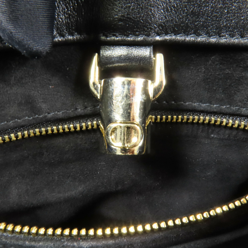 Dior 羊皮皮革Essential Tote Small金扣肩背袋-7