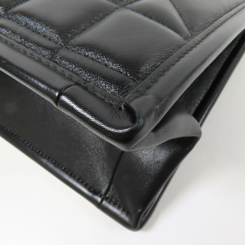 Dior 羊皮皮革Essential Tote Small金扣肩背袋-11