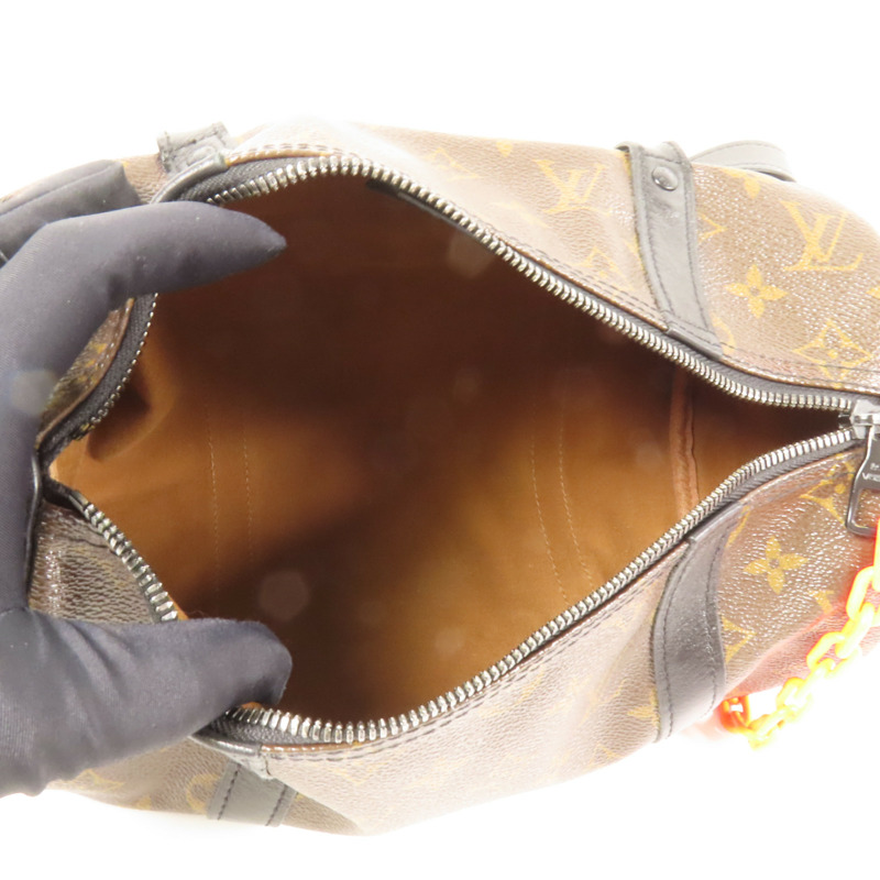 LOUIS VUITTON Monogram Papillon Messenger肩背袋-4