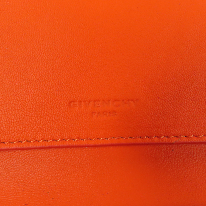 GIVENCHY 牛皮皮革Long Wallet銀扣長錢包-8