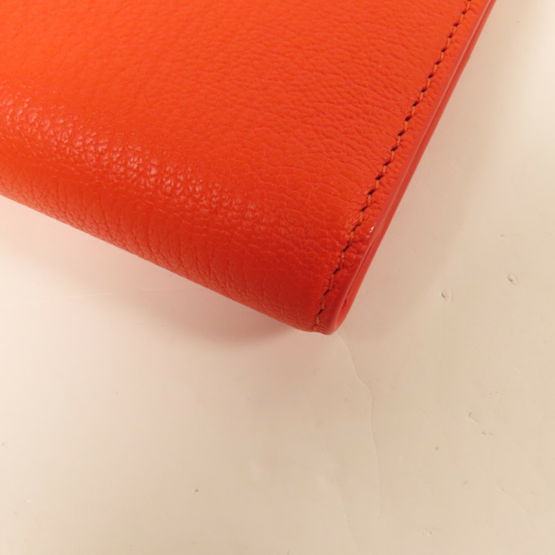 GIVENCHY 牛皮皮革Long Wallet銀扣長錢包-10