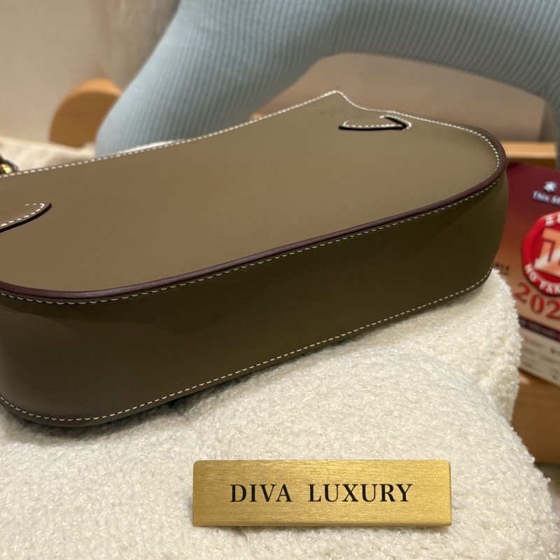 Hermes Mini Jysiere 18 /全新 / 大象灰/ 金扣-8