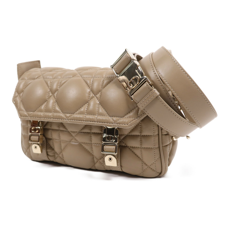 Dior 牛皮皮革DiorCamp金扣肩背袋-2