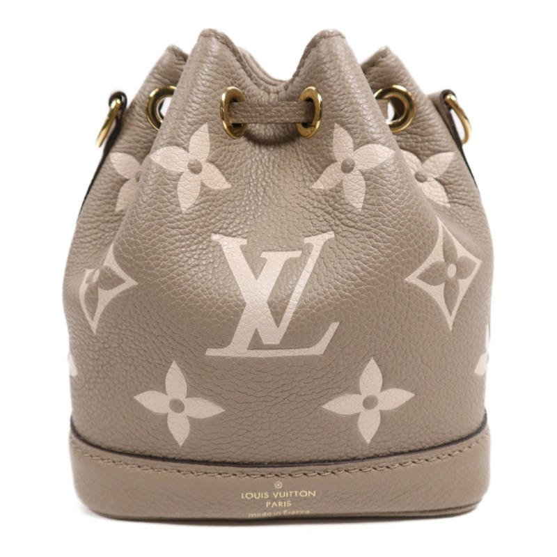 LOUIS VUITTON Monogram Empreinte Nano Noe金扣手挽肩背兩用袋-1
