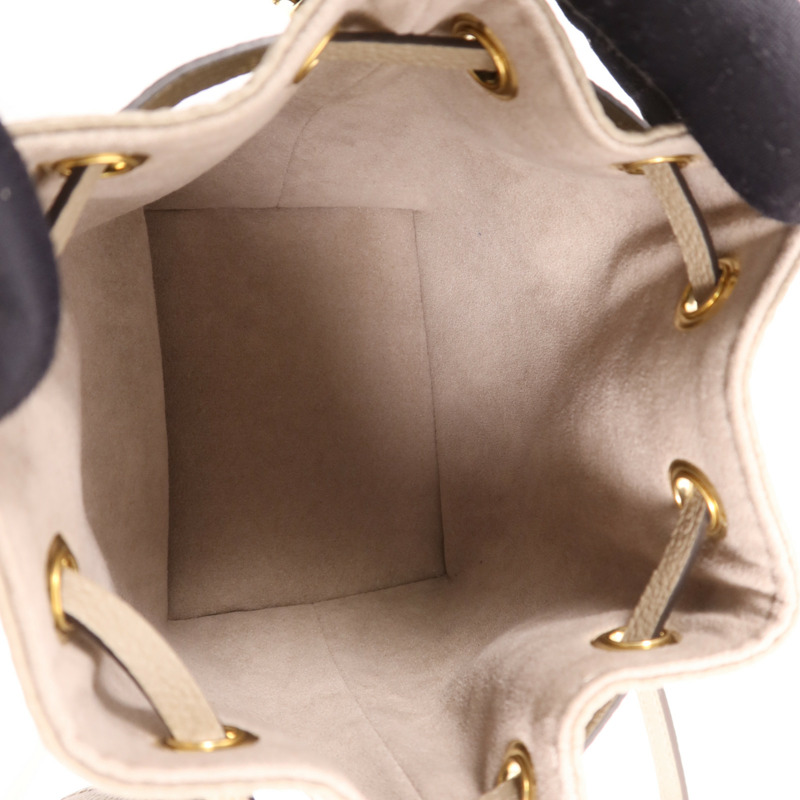 LOUIS VUITTON Monogram Empreinte Nano Noe金扣手挽肩背兩用袋-11