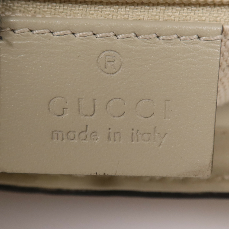 GUCCI 帆布Shoulder Bag金扣肩背袋-12