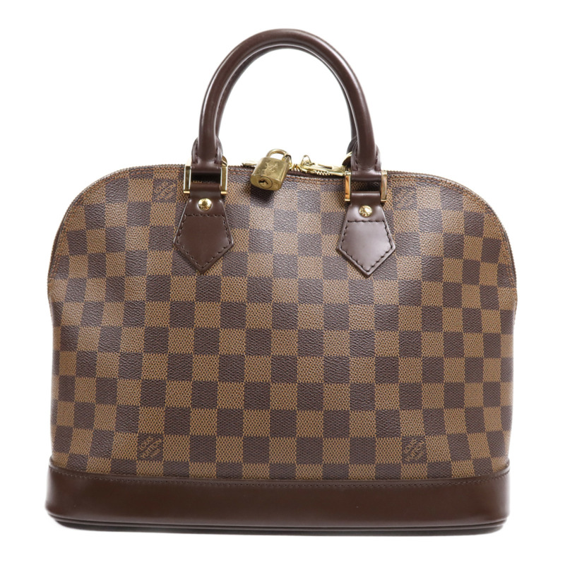 LOUIS VUITTON Damier Alma金扣手挽袋-0
