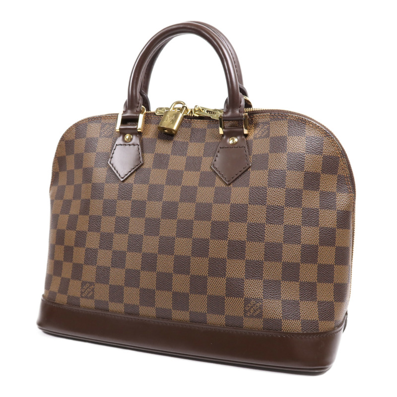 LOUIS VUITTON Damier Alma金扣手挽袋-2