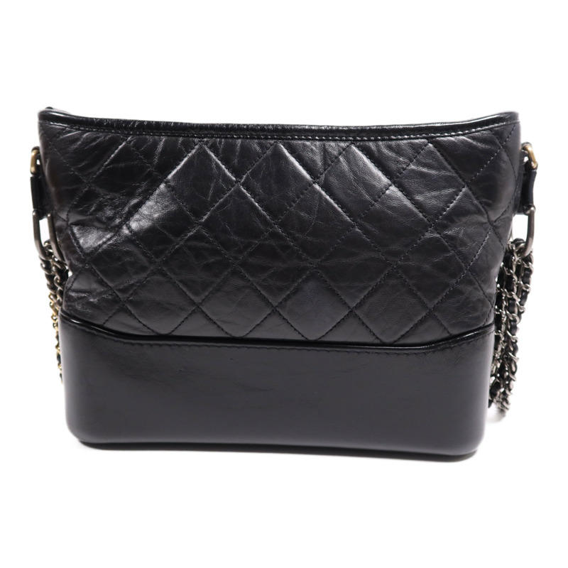 CHANEL 牛皮皮革Gabrielle Medium鏈帶肩背袋-1