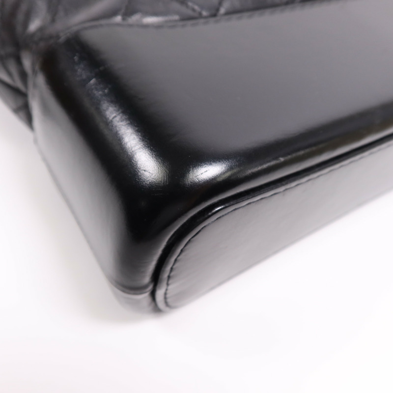 CHANEL 牛皮皮革Gabrielle Medium鏈帶肩背袋-8