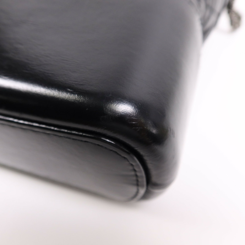 CHANEL 牛皮皮革Gabrielle Medium鏈帶肩背袋-9